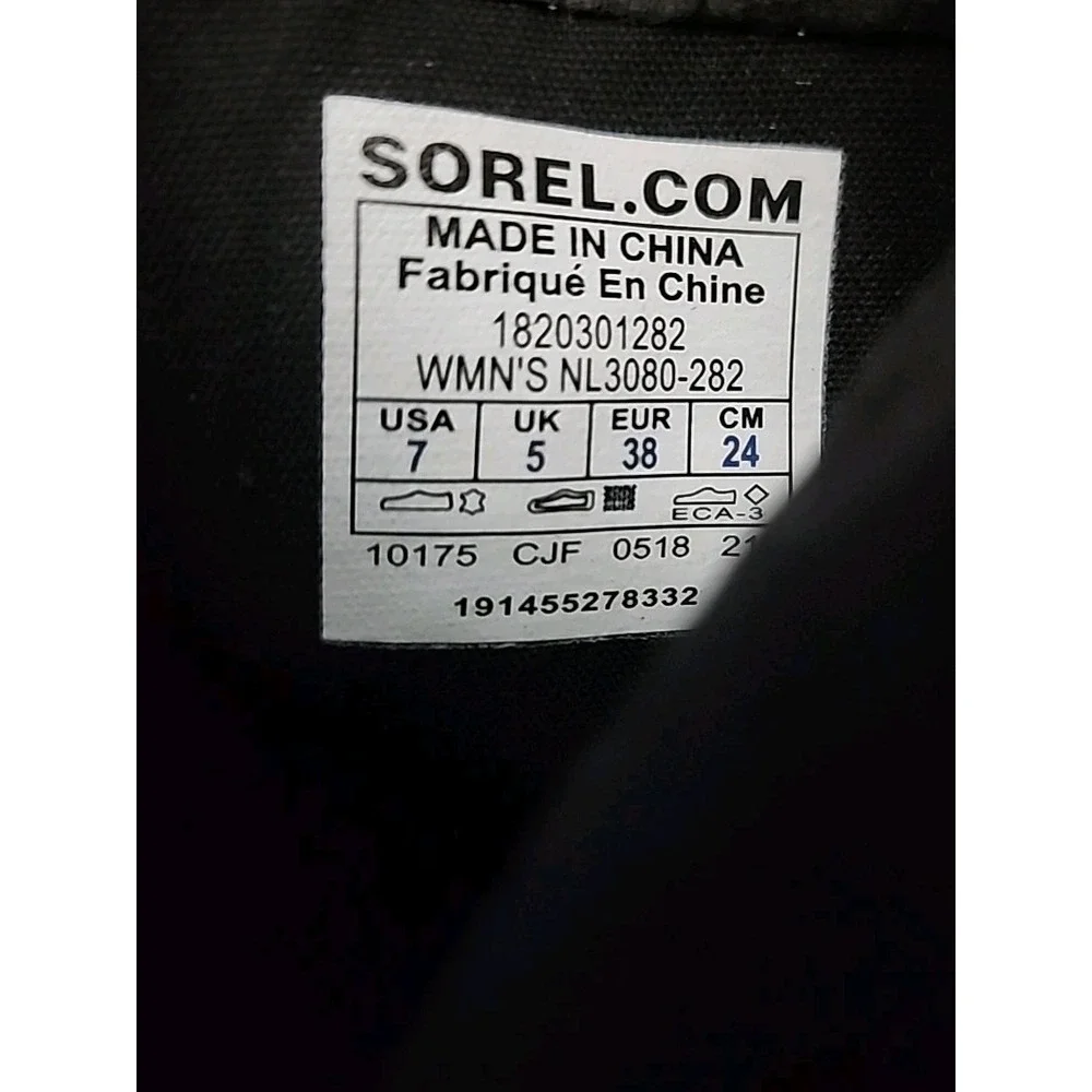 Sorel Lolla Bootie‎ Burro/Buffalo Brown  Women's 7 Zipper NL3080-282 Waterproof